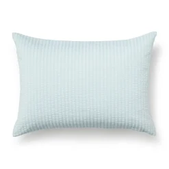 Taie d'oreiller en coton Seersucker 65 x 65 cm