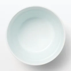 Tasse à saké en porcelaine Hasami - Motif rayures éventail