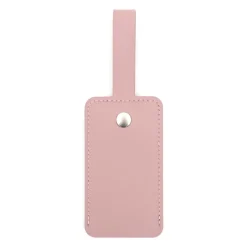 Étiquette de bagage en cuir recyclé - Rosa