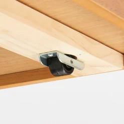 Tiroir de dessous de lit en bois d'hévéa