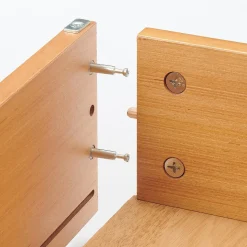 Tiroir de dessous de lit en bois d'hévéa