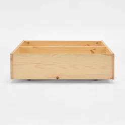 Tiroir de lit en pin avec séparateur