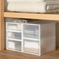 Tiroir de rangement empilable - [34 x 44.5 cm] - Hauteur 18 cm