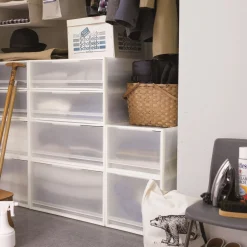 Tiroir de rangement empilable - [44 x 55 cm] - Hauteur 18 cm