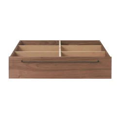Tiroir en noyer pour lit plate‐forme