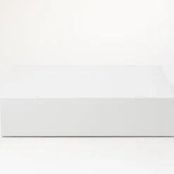 Tiroir en PP A4 gris blanc P26X L37X H9cm