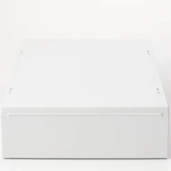 Tiroir en PP A4 gris blanc P26X L37X H9cm