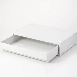 Tiroir en PP paysage gris blanc L37X P26 X H9cm