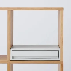 Tiroir en PP paysage gris blanc L37X P26 X H9cm