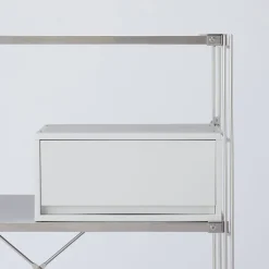 Tiroir en PP paysage gris blanc L37 X P26 X H17.5 cm