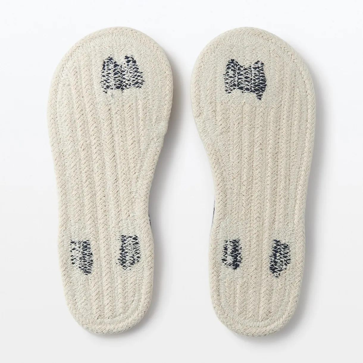 Tongs d'intérieur en coton mélangé