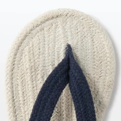 Tongs d'intérieur en coton mélangé