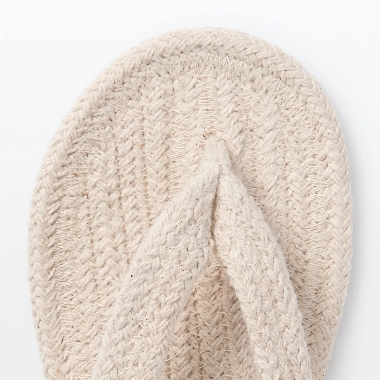 Tongs d'intérieur en coton mélangé