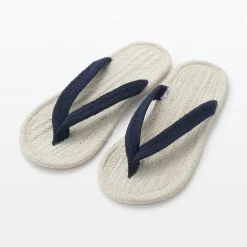 Tongs d'intérieur en coton mélangé