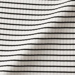 Top brassière court côtelé en coton pour femme