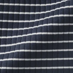 Top brassière court côtelé en coton pour femme