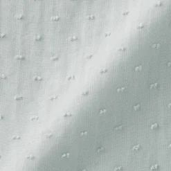 Top sans manches en double gaze à pois dobby pour femme