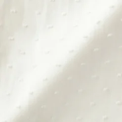 Top sans manches en double gaze à pois dobby pour femme