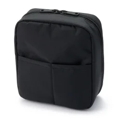 Trousse de maquillage en nylon autoportante