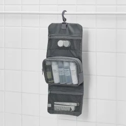 Trousse de toilette à suspendre avec poche amovible