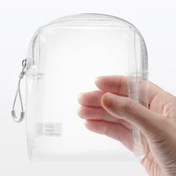 Trousse de toilette transparente ‐ Pochette de voyage 12 x 10 x 4 cm