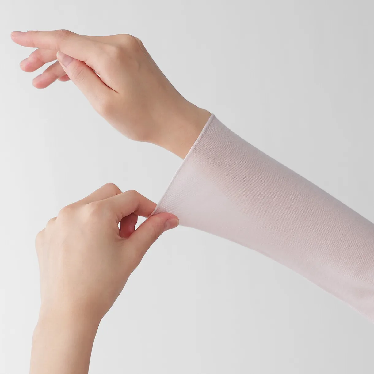 T-shirt à col roulé transparent à manches longues en mélange de lyocell pour femme