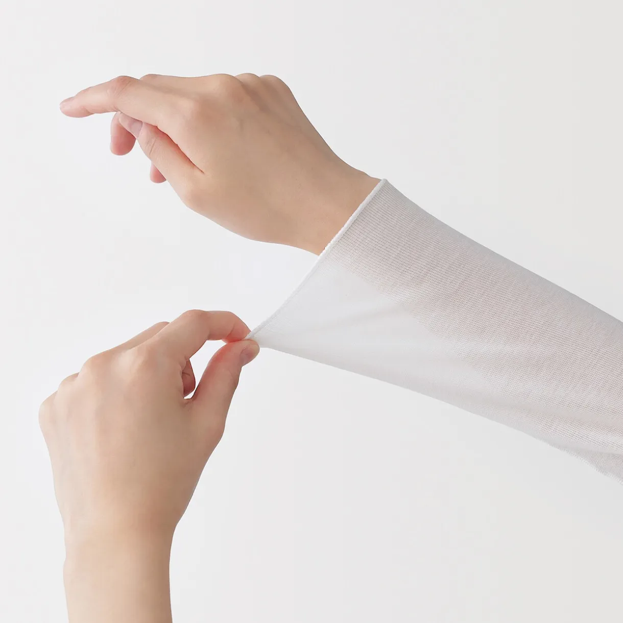 T-shirt à col roulé transparent à manches longues en mélange de lyocell pour femme