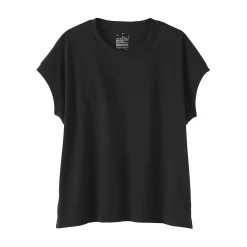 T-shirt à mancherons en coton épais pour femme