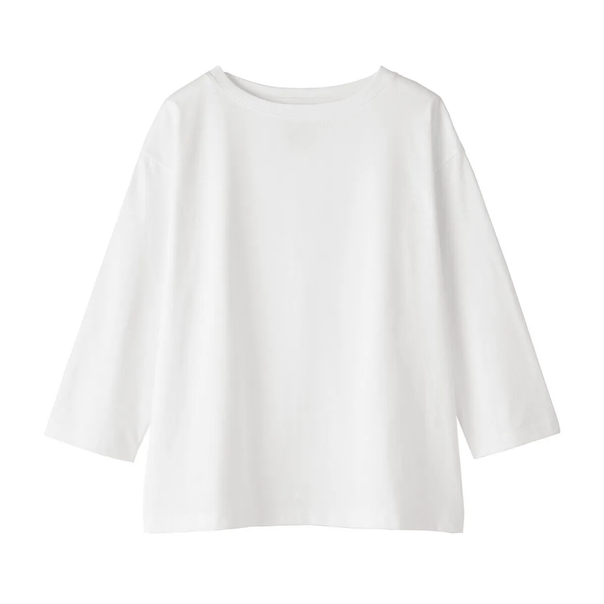 T‐shirt à manches 3/4 en coton mélangé pour femme
