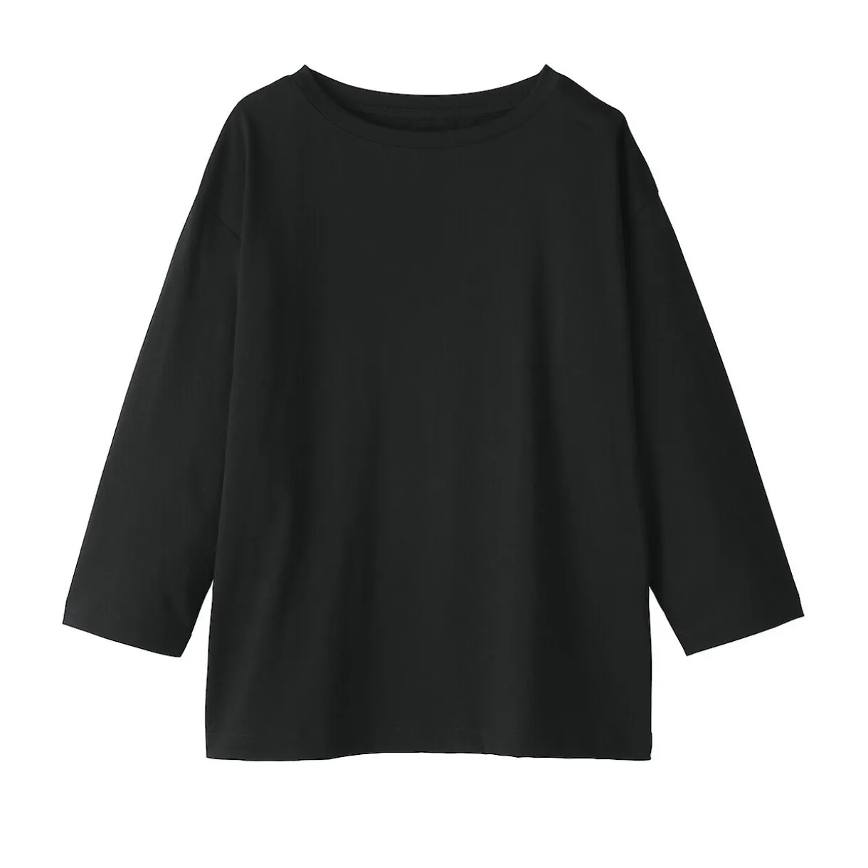 T‐shirt à manches 3/4 en coton mélangé pour femme