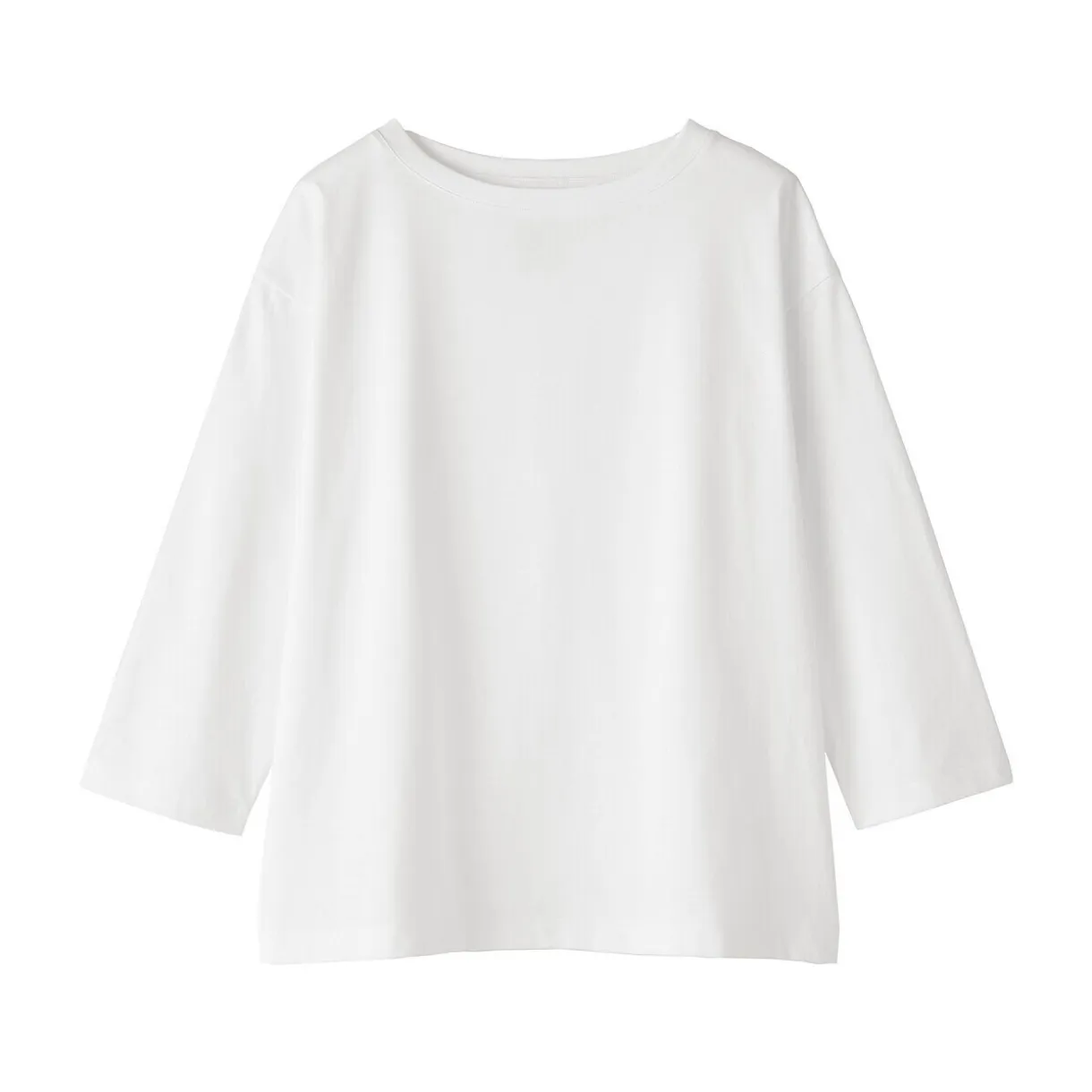 T‐shirt à manches 3/4 en coton mélangé pour femme
