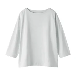T‐shirt à manches 3/4 en coton mélangé pour femme