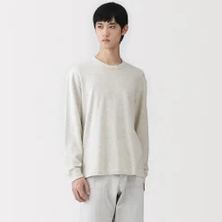 T‐shirt à manches longues en tricot traditionnel pour homme