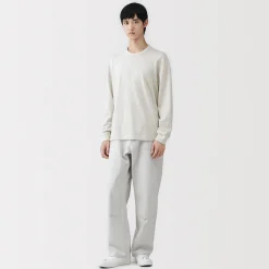 T‐shirt à manches longues en tricot traditionnel pour homme