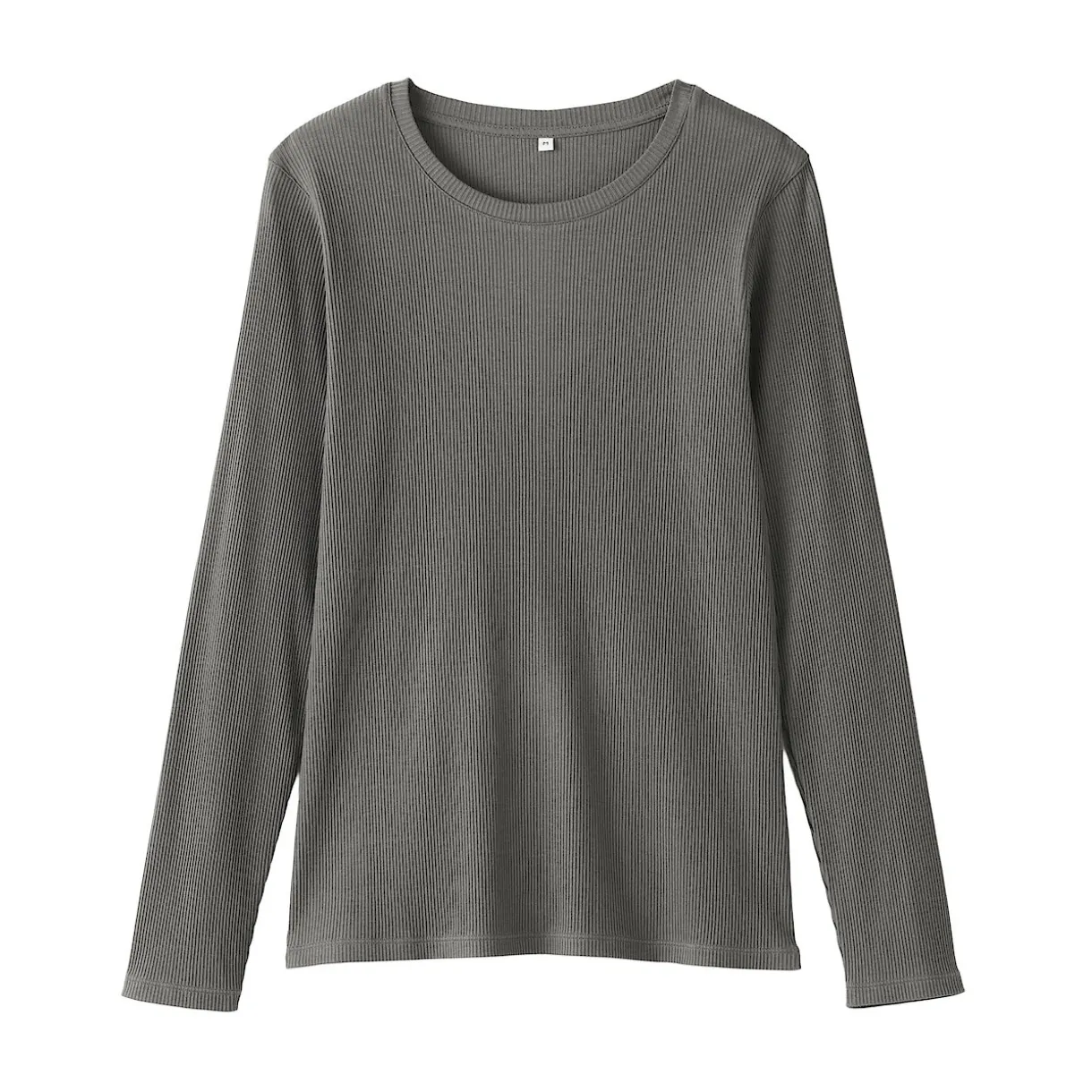 T‐shirt à manches longues en mélange de Lyocell côtelé pour femme