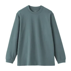 T‐shirt à manches longues en coton épais pour homme