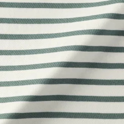 T-shirt à manches mi-longues et col bateau en coton épais pour femme