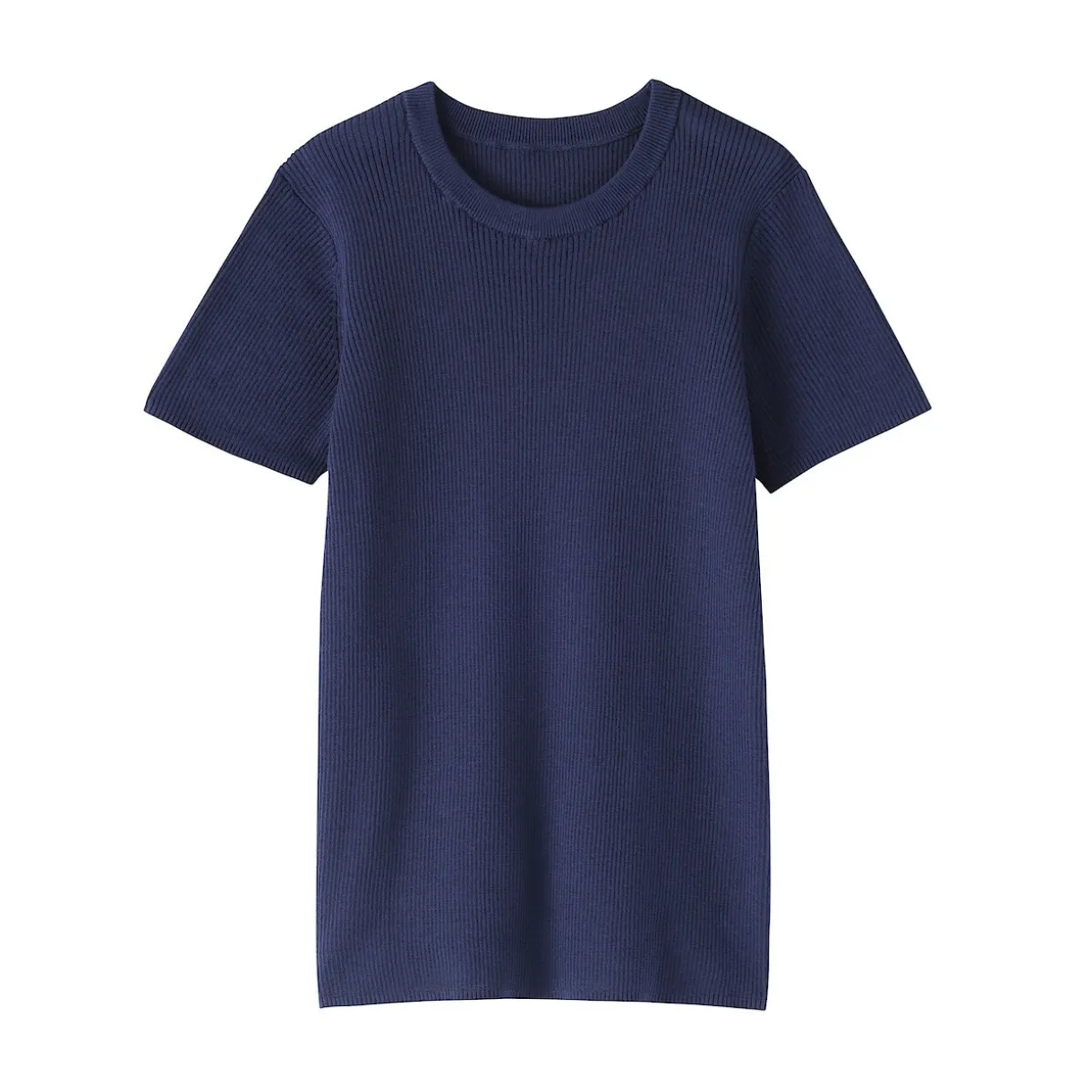 T-shirt en coton biologique hautement torsadé pour femme