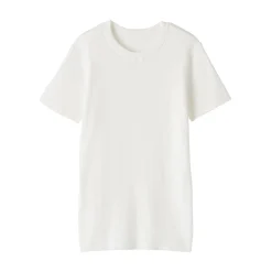 T-shirt en coton biologique hautement torsadé pour femme