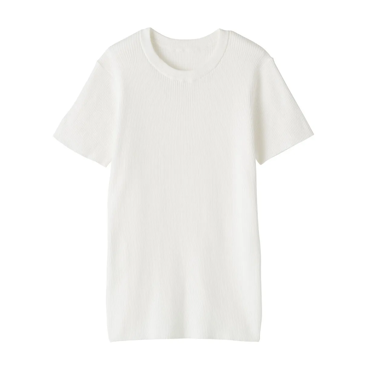 T-shirt en coton biologique hautement torsadé pour femme