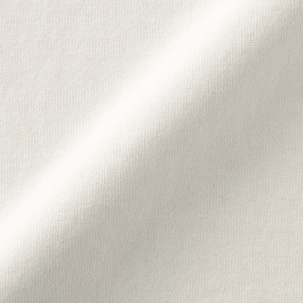 T‐shirt en coton épais manches longues col bateau pour femme