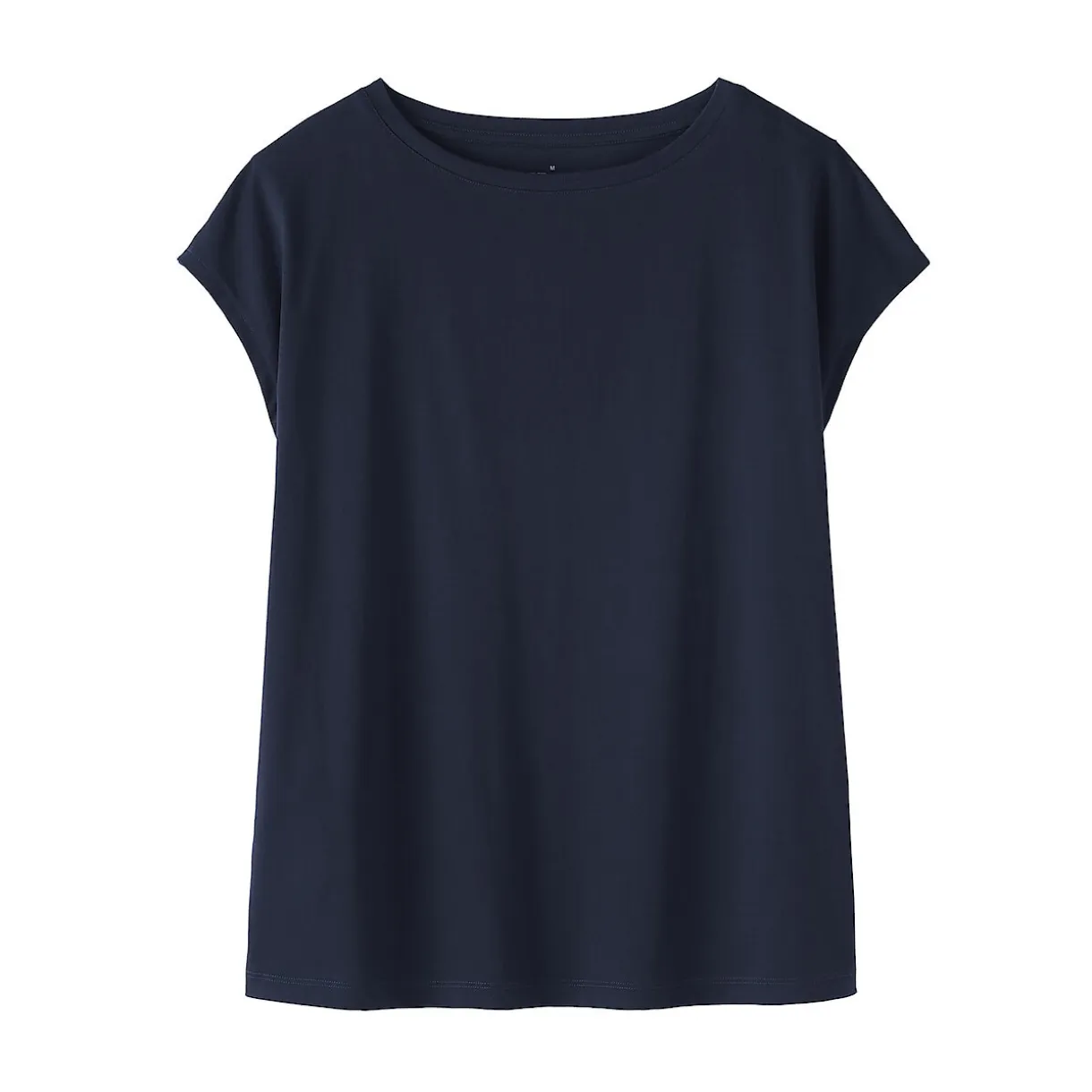 T‐shirt en jersey à manches cap pour femme