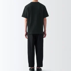 T‐shirt en jersey de coton épais manches courtes homme