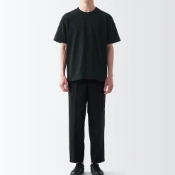 T‐shirt en jersey de coton épais manches courtes homme