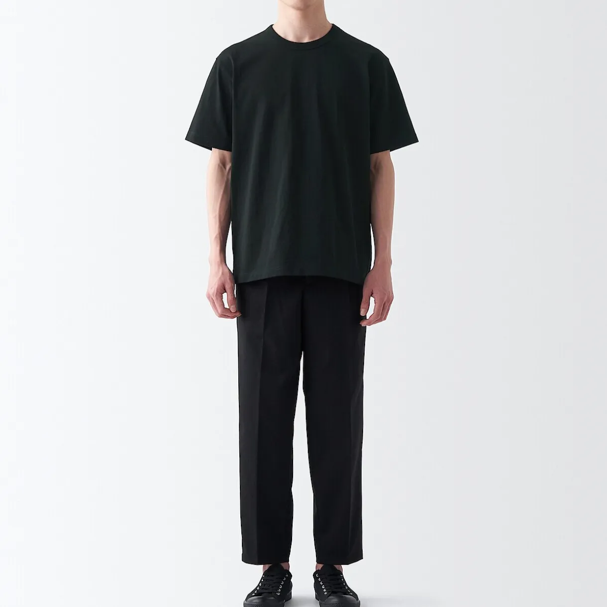 T‐shirt en jersey de coton épais manches courtes homme