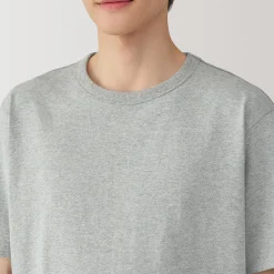 T‐shirt en jersey de coton épais manches courtes pour homme