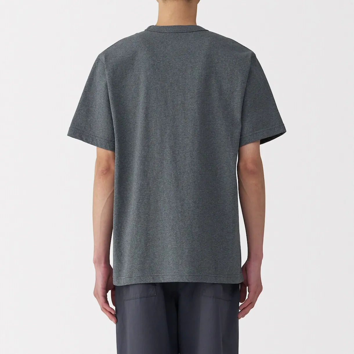 T‐shirt en jersey de coton épais manches courtes pour homme