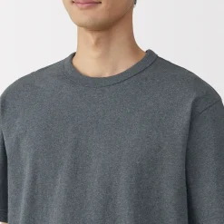 T‐shirt en jersey de coton épais manches courtes pour homme