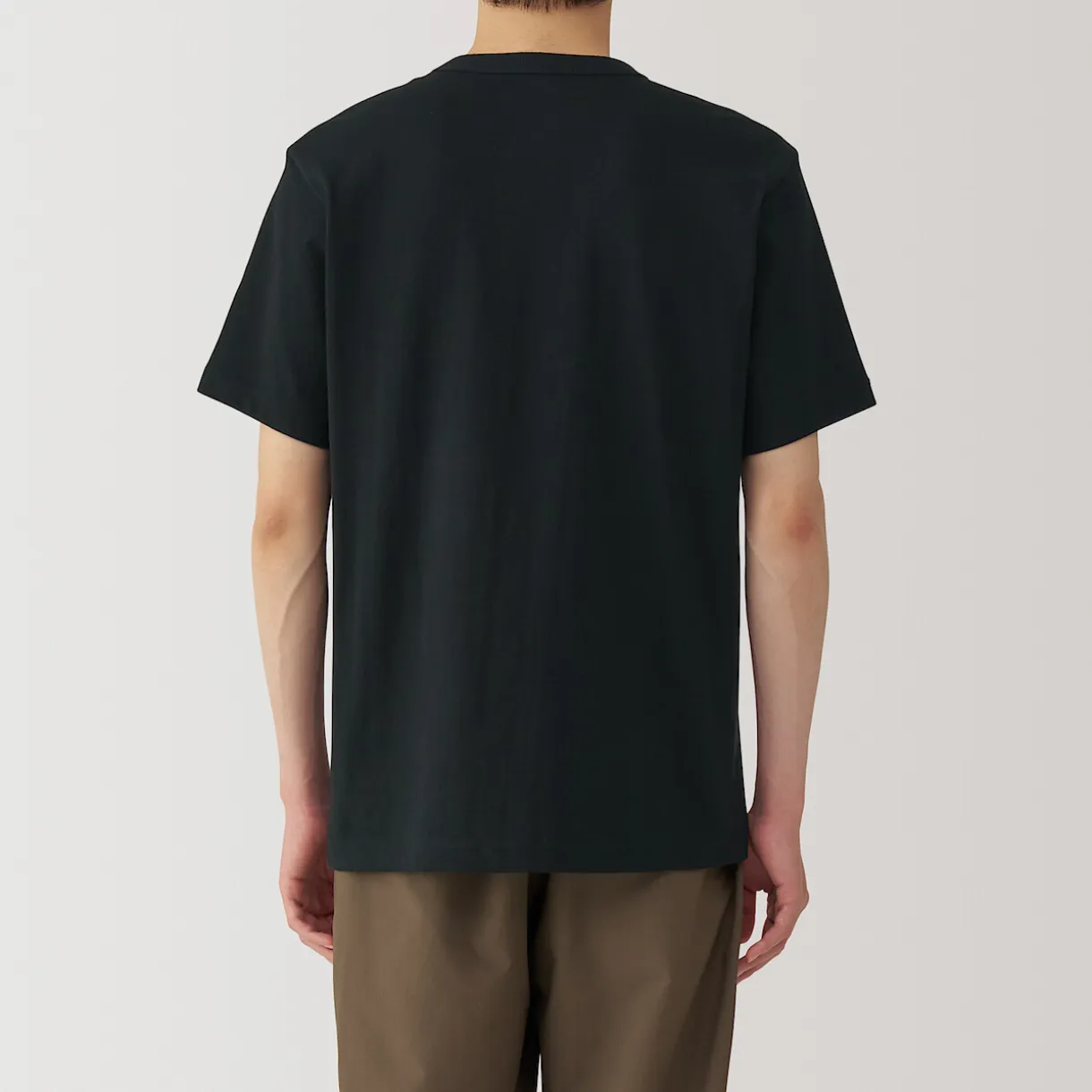 T‐shirt en jersey de coton épais manches courtes pour homme