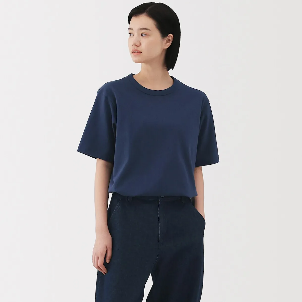 T‐shirt en jersey de coton épais manches courtes pour homme